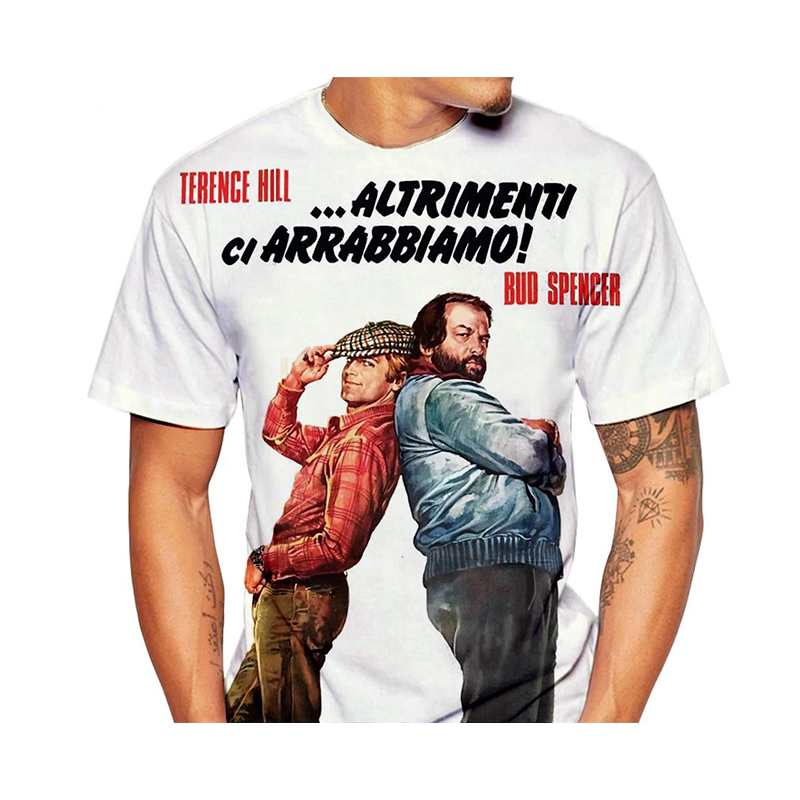 Summer Hill Clothing - เสื้อยืดบัด สเปนเซอร์ เทเรนซ์ ฮิลล์ พิมพ์ลาย 3