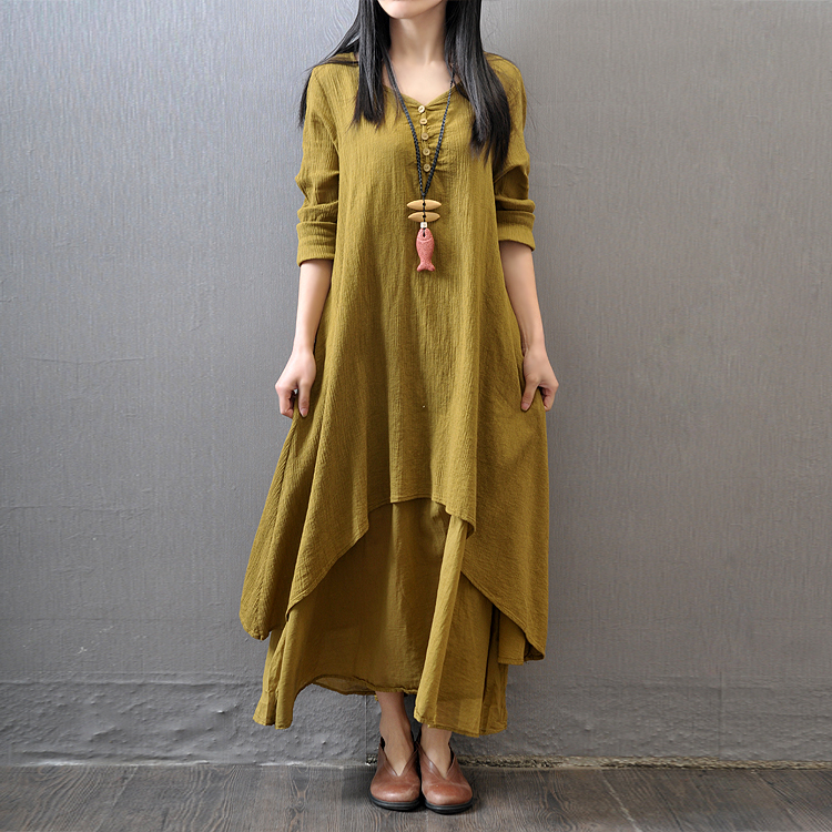 Indian Summer Vintage Clothing - อินเดียผู้หญิง Kurties ปากีสถาน Vintage Boho ยาว