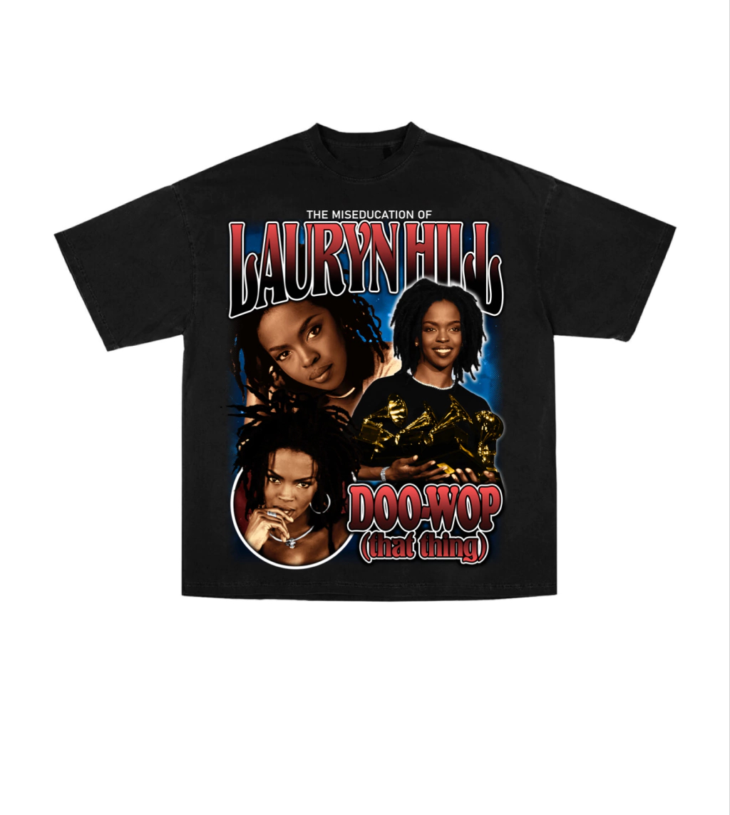 Summer Hill Clothing - 2026 แฟชั่นนักร้อง LAURYN HILL เสื้อยืดบุรุษสตรีผ้าฝ้ายเสื้อยืดฤดูร้อนลำลองแขนสั้นรอบคอเสื้อผ้าหลวมเสื้อเทรนด์