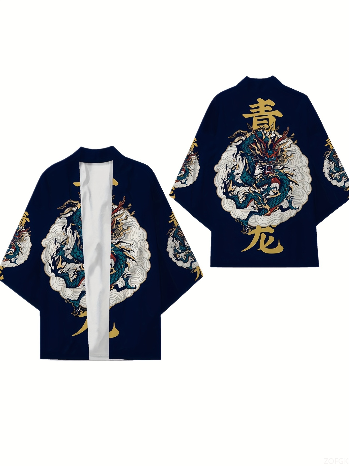 Yours Summer Clothing - ยูนิเซ็กส์กิโมโน 3d เรโทรยาวพิมพ์แฟชั่นเสื้อสเวตเตอร์ถักลำลองยูกาตะเสื้อผ้าญี่ปุ่นสตรีทแวร์เสื้อผ้าแบบดั้งเดิม