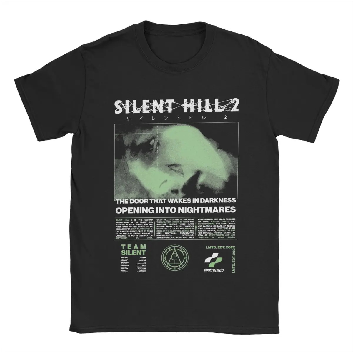 Summer Hill Clothing - ผู้ชาย Silent Hill 2 T เสื้อผ้าฝ้ายเสื้อผ้าสบายๆ