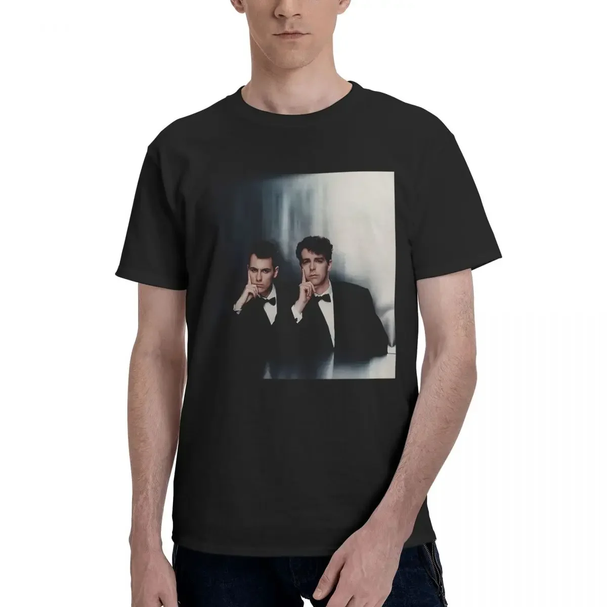 Summer Clothing Deals - เสื้อยืดผู้ชาย Pet Shop Boys 1 100%
