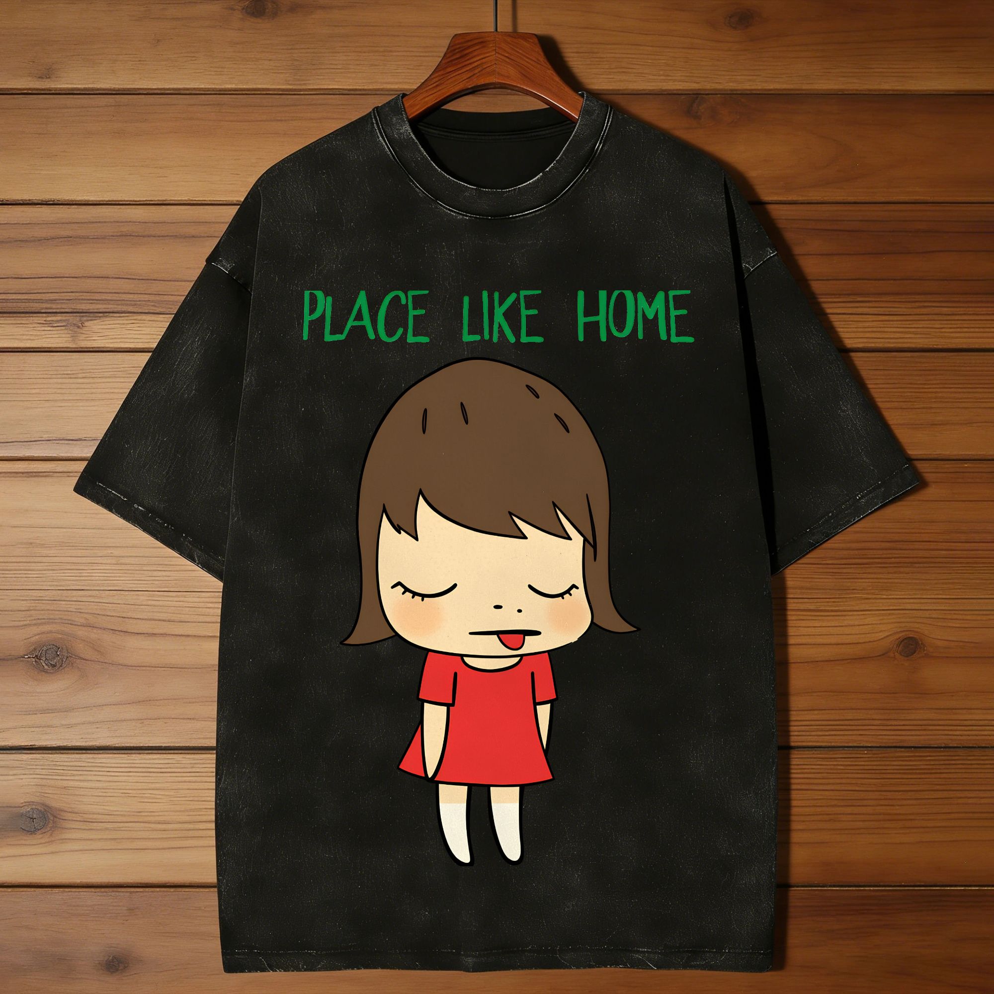 Summer Clothing Places - เสื้อยืด Novelty Yoshitomo Nara Place Like