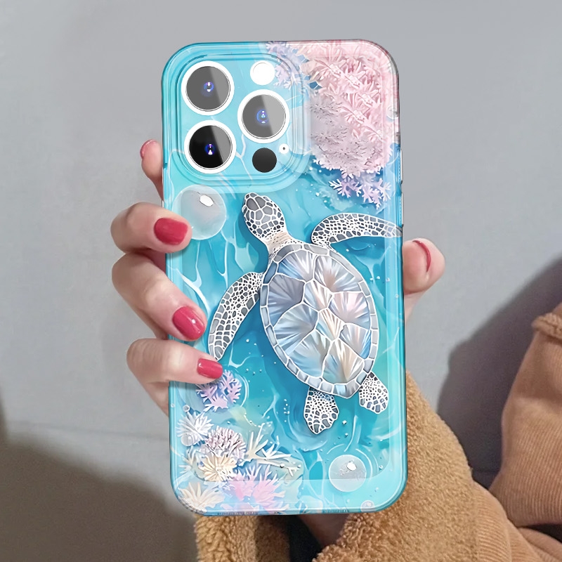 Summer Closet - เคสโทรศัพท์ลายเต่าฤดูร้อนสำหรับ iPhone 17 Air 16 16e
