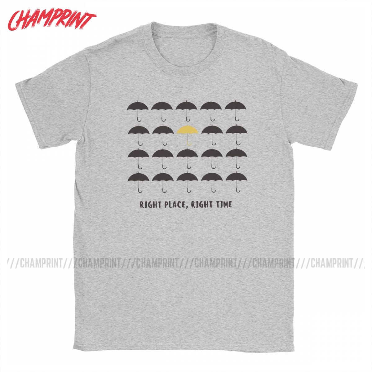 Summer Clothing Places - HIMYM ขวา Place ขวาเวลา T เสื้อผู้ชายผ้าฝ้ายเสื้อยืดฉันพบแม่