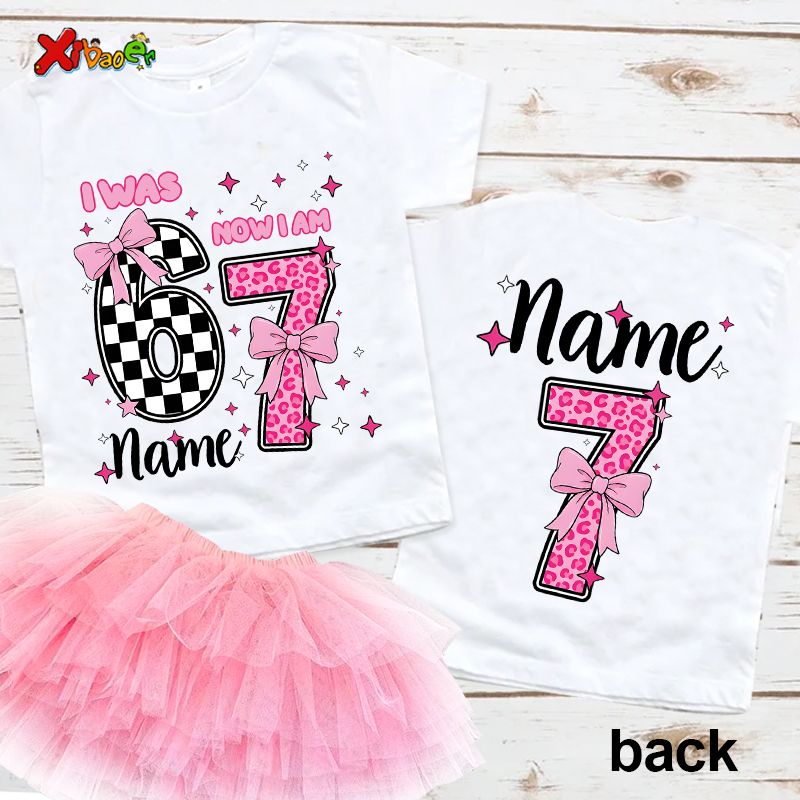 Summer Clothing Europe - ชุดวันเกิดเด็กผู้หญิงอายุ 7 ขวบ เสื้อทูทู ชุดปาร์ตี้ เสื้อยืดเด็ก