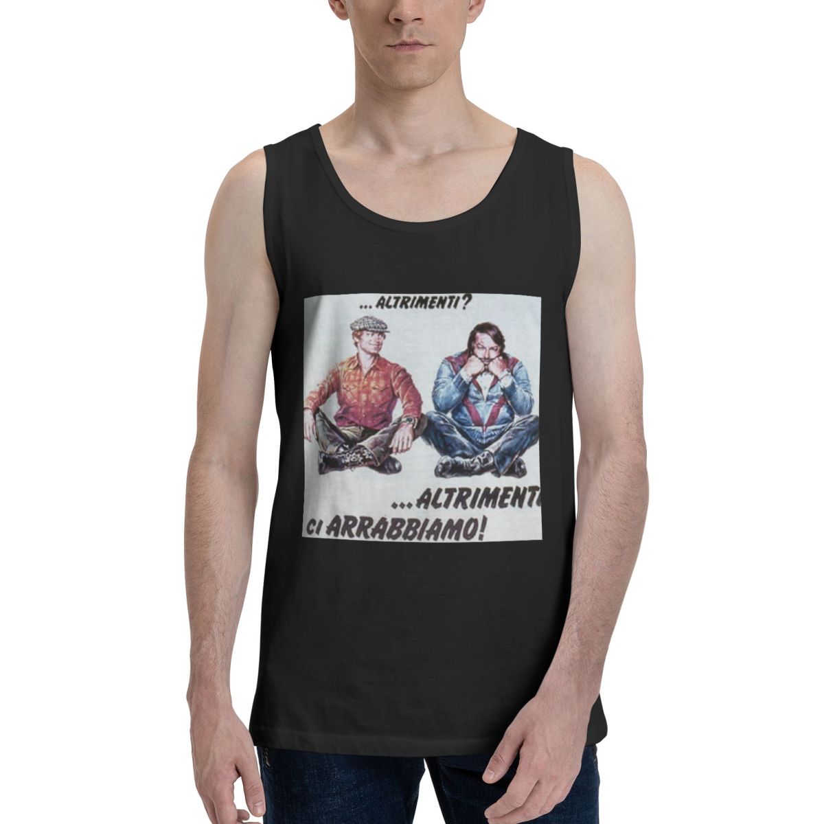 Summer Hill Clothing - แม็กเลียตตา บัด สเปนเซอร์ เทอร์นซ์ ฮิลล์เสื้อยืดแขนกุดผ้าฝ้าย 100%