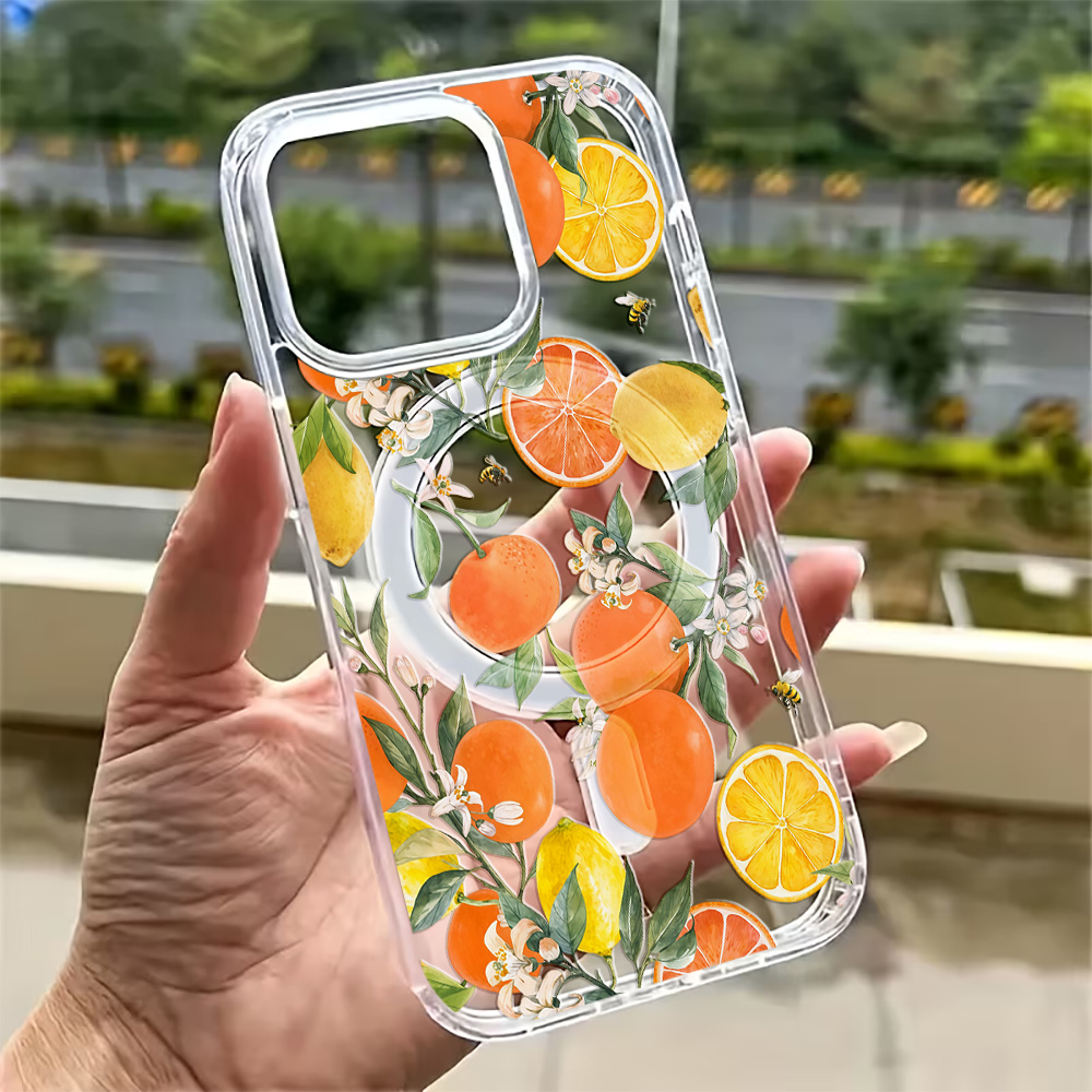 Summer Closet - เคสโทรศัพท์ลายเลมอนฤดูร้อนสำหรับ iPhone 17 16 15 14