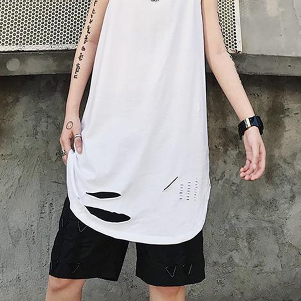 เสื้อกล้ามผู้ชายสีเข้มขาดๆ ระบ - Summer Clothing Trends For Men 2026 บทวิจารณ์และราคา