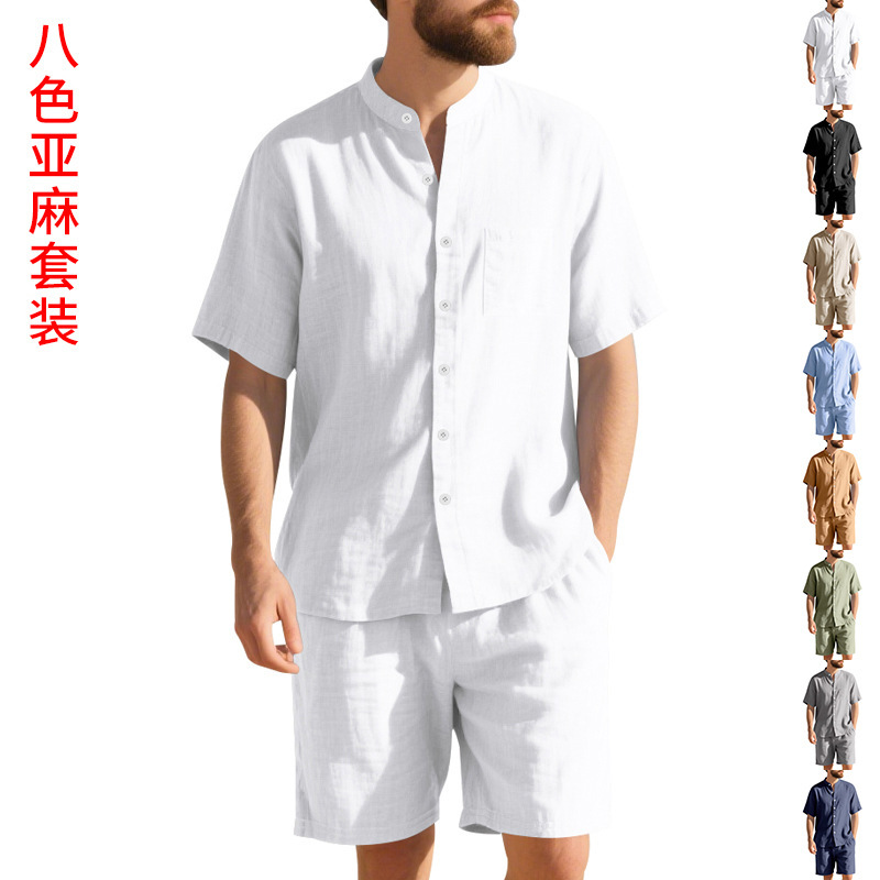 ชุดสูทผ้าลินินผู้ชายสำหรับฤดูร - Summer Clothing Beach บทวิจารณ์และราคา
