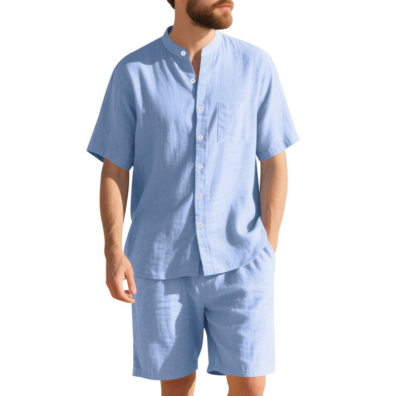 ชุดสูทผ้าลินินผู้ชายสำหรับฤดูร - Summer Clothing Beach บทวิจารณ์และราคา