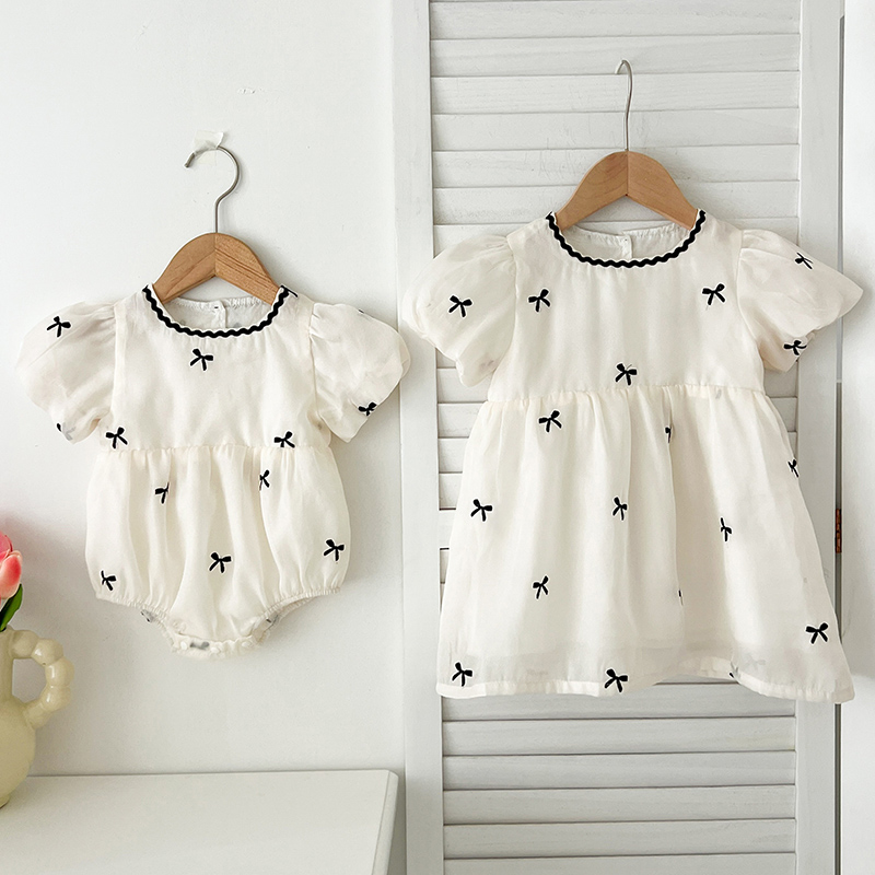 เด็กน้องสาวเสื้อผ้าฤดูร้อนเด็ก - Summer Gauze Clothing บทวิจารณ์และราคา
