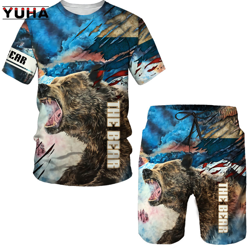 ชุดเสื้อยืดและกางเกงขาสั้นพิมพ - Summer Clothing Women บทวิจารณ์และราคา