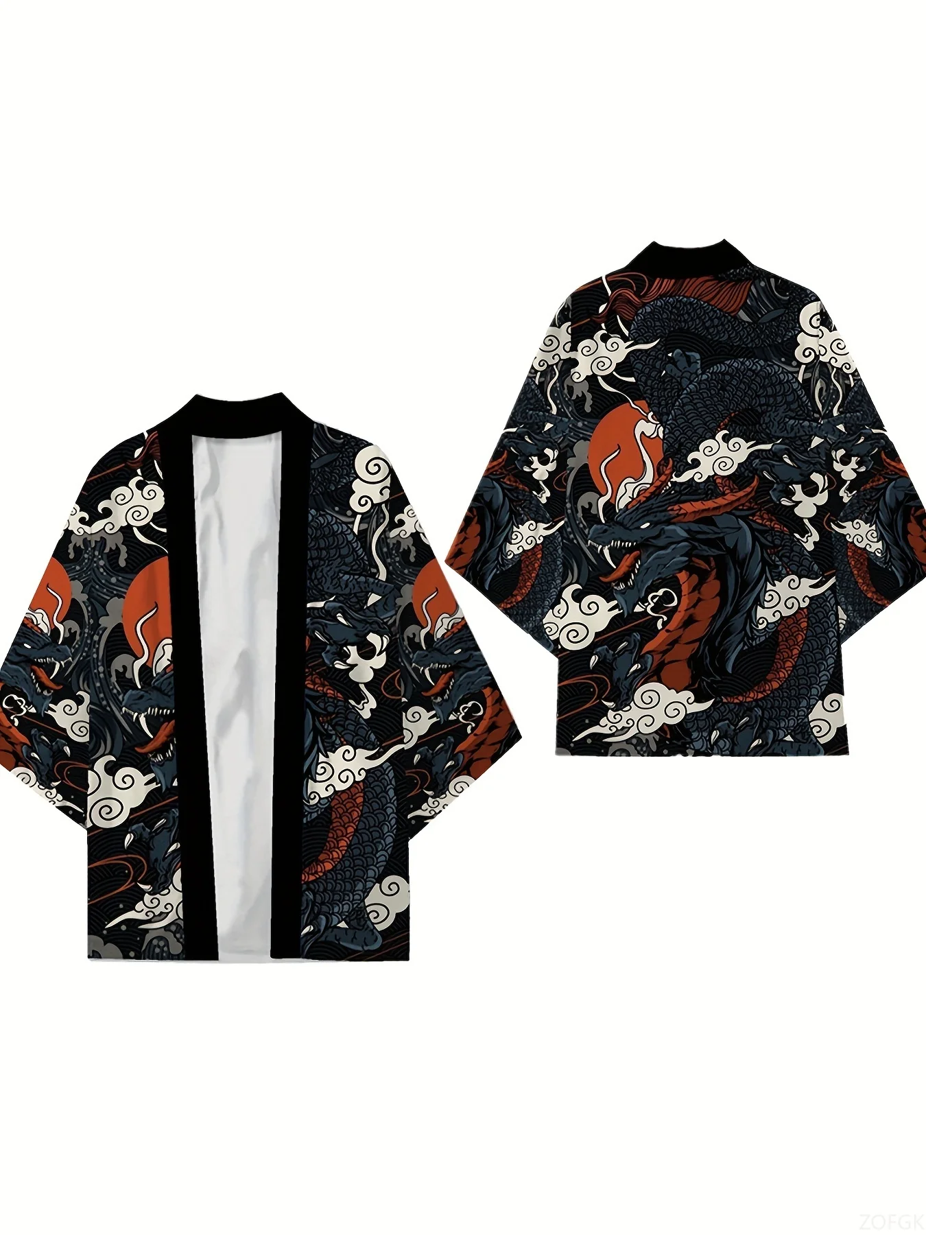 ยูนิเซ็กส์กิโมโน 3d เรโทรยาวพิ - Yours Summer Clothing บทวิจารณ์และราคา
