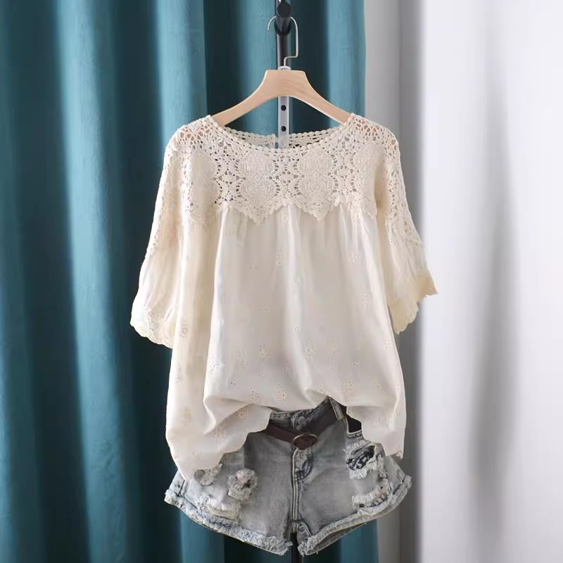 เสื้อเชิ้ตและเสื้อเบลาส์ปักลาย - Summer Clothing In Japan บทวิจารณ์และราคา