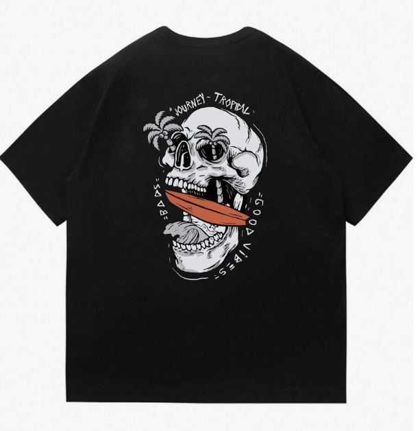 เสื้อยืดลายหัวกะโหลก 3 มิติ แฟ - Summer Clothing Trends For Men 2026 บทวิจารณ์และราคา
