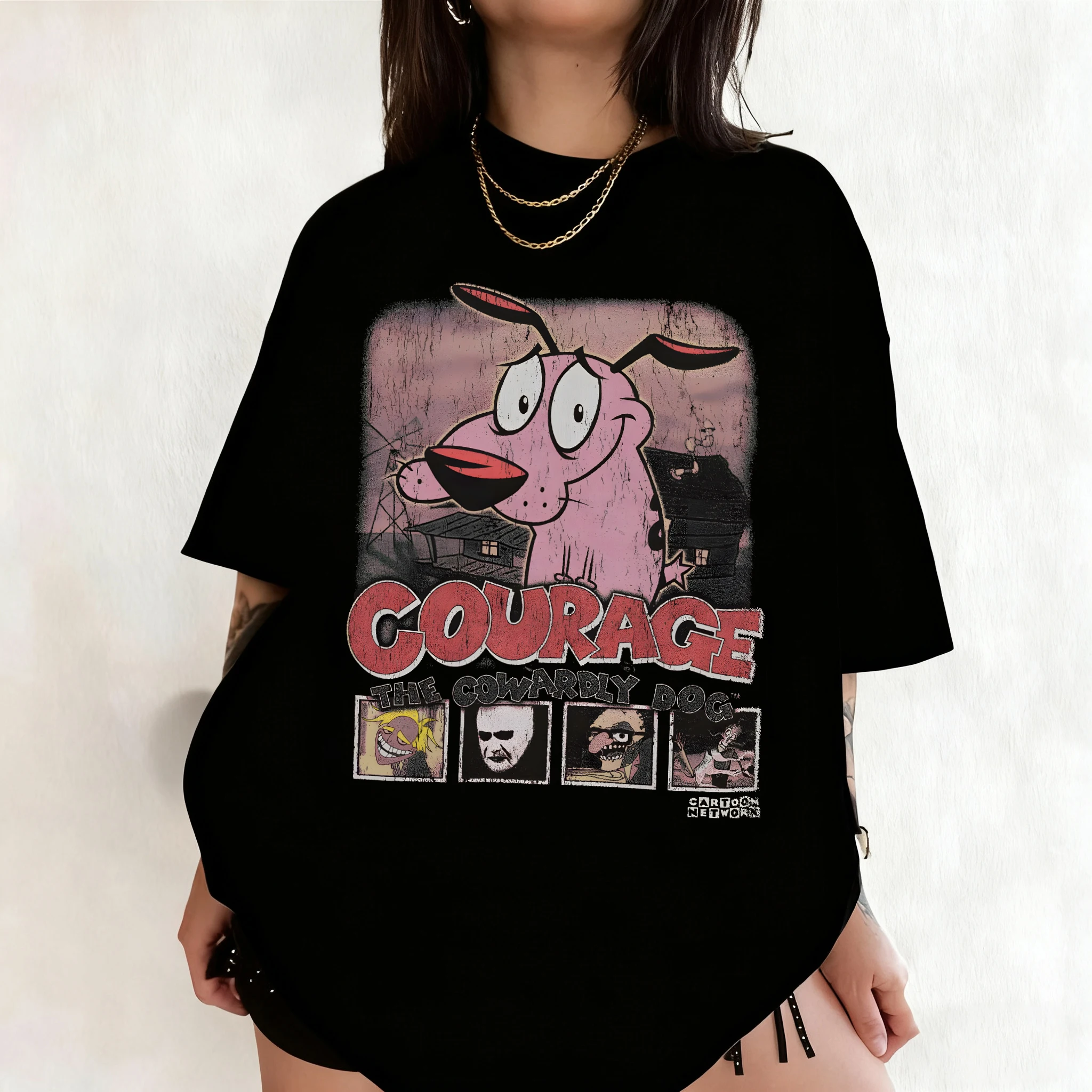 เสื้อยืดแขนสั้นลายการ์ตูน Summ - Summer Clothing Women บทวิจารณ์และราคา