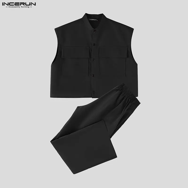 INCERUN ชุดเซ็ตผู้ชาย เสื้อครอ - Summer Clothing Line บทวิจารณ์และราคา