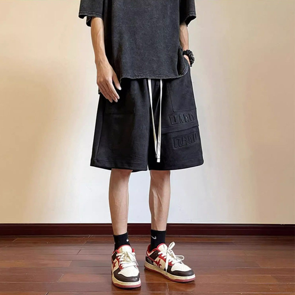 กางเกงขาสั้นผู้ชาย Letter Spli - Summer Clothing Deals บทวิจารณ์และราคา