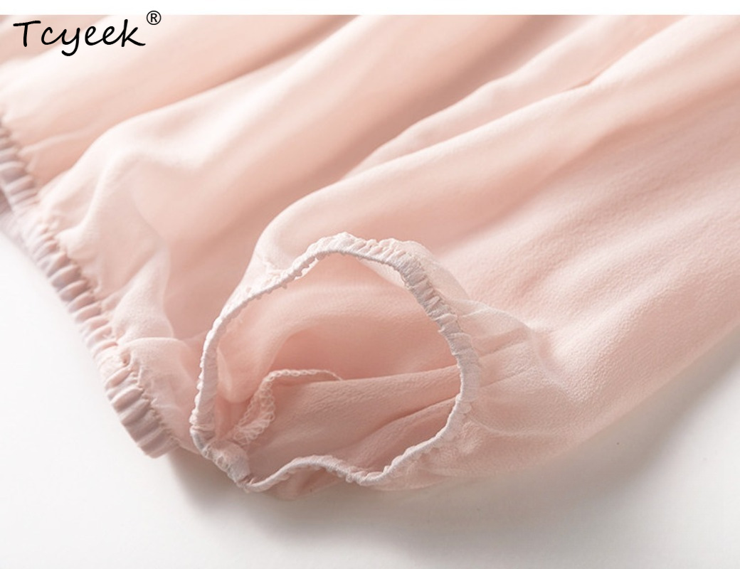 ทีซีเอก 100% ผ้าไหมมัลเบอร์รี่ - Summer Clothing Women บทวิจารณ์และราคา