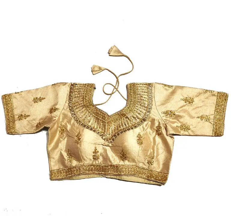 แบบดั้งเดิมอินเดีย Sari Top ผู - Summer Clothing India บทวิจารณ์และราคา