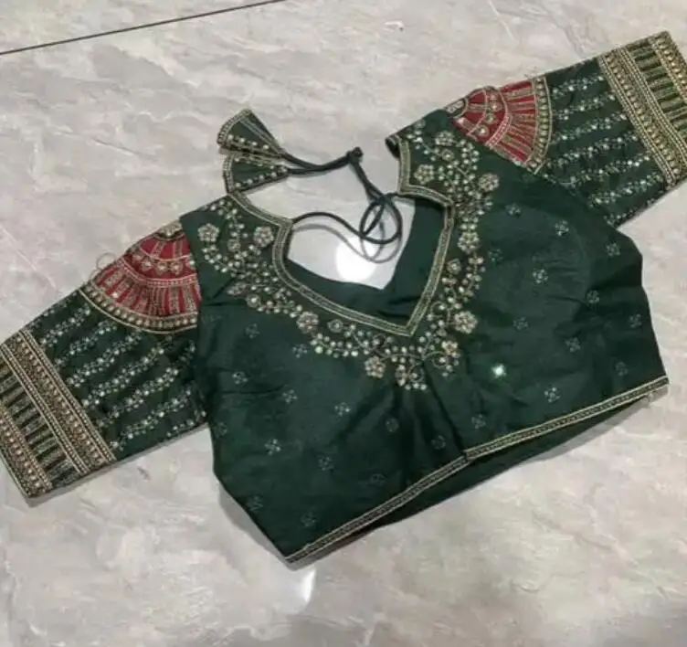 แบบดั้งเดิมอินเดีย Sari Top ผู - Summer Clothing India บทวิจารณ์และราคา