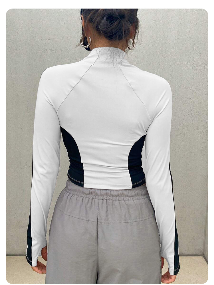 เสื้อโยคะ แจ็คเก็ตคอตั้ง แขนยา - Summer Clothing Women บทวิจารณ์และราคา