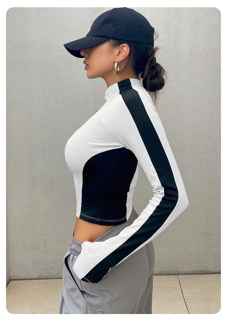 เสื้อโยคะ แจ็คเก็ตคอตั้ง แขนยา - Summer Clothing Women บทวิจารณ์และราคา