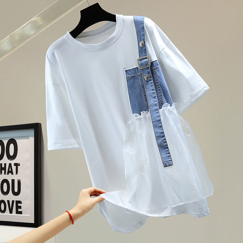 เสื้อผ้าผู้หญิงแขนสั้นลำลองผ้า - Summer Gauze Clothing บทวิจารณ์และราคา