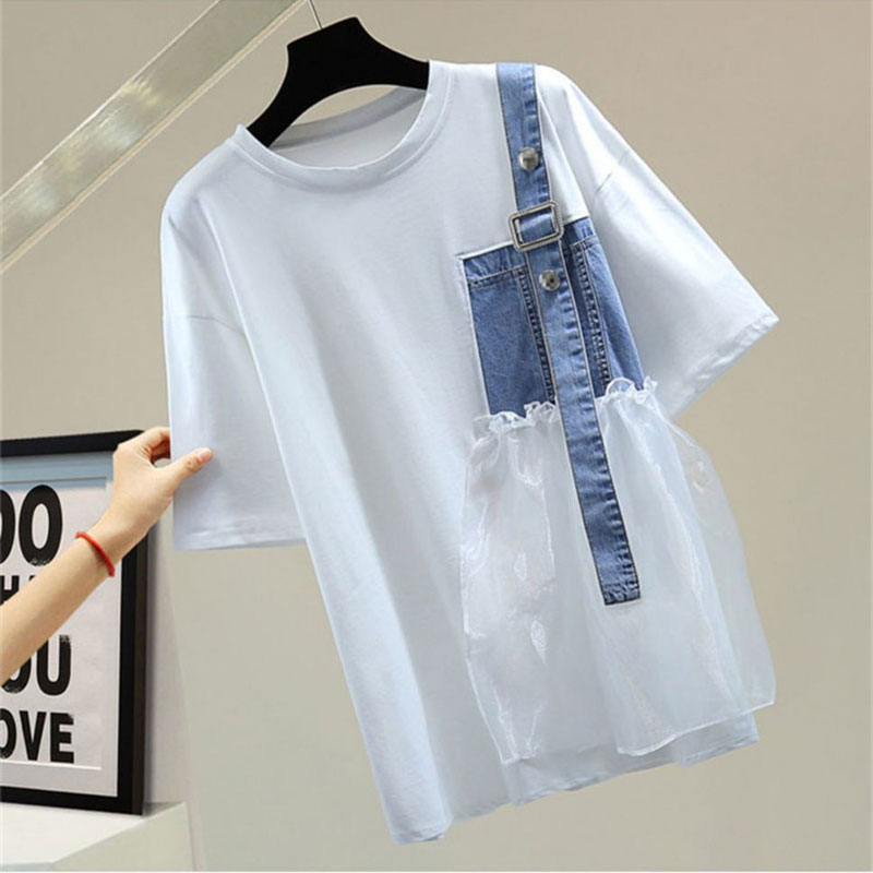 เสื้อผ้าผู้หญิงแขนสั้นลำลองผ้า - Summer Gauze Clothing บทวิจารณ์และราคา