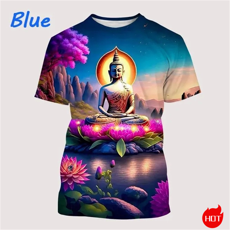 เสื้อยืดพิมพ์ลาย3D สไตล์ฮาราจู - Summer Clothing India บทวิจารณ์และราคา