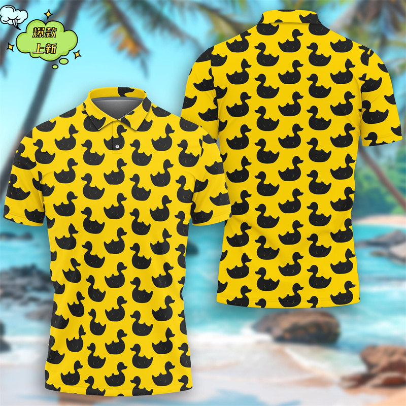 Cute Yellow Duck 3D Printing P - Yellow Summer Clothing บทวิจารณ์และราคา