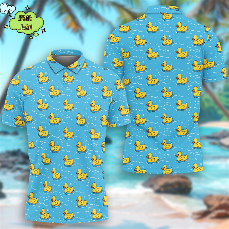 Cute Yellow Duck 3D Printing P - Yellow Summer Clothing บทวิจารณ์และราคา