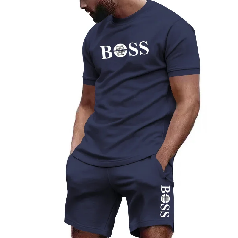 ชุดกีฬาสองชิ้นสำหรับผู้ชาย เสื - Summer Clothing Line บทวิจารณ์และราคา