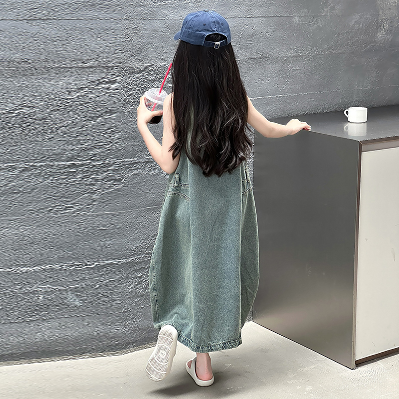 Vintage Blue เด็กหญิงคุณภาพสูง - Yours Summer Clothing บทวิจารณ์และราคา