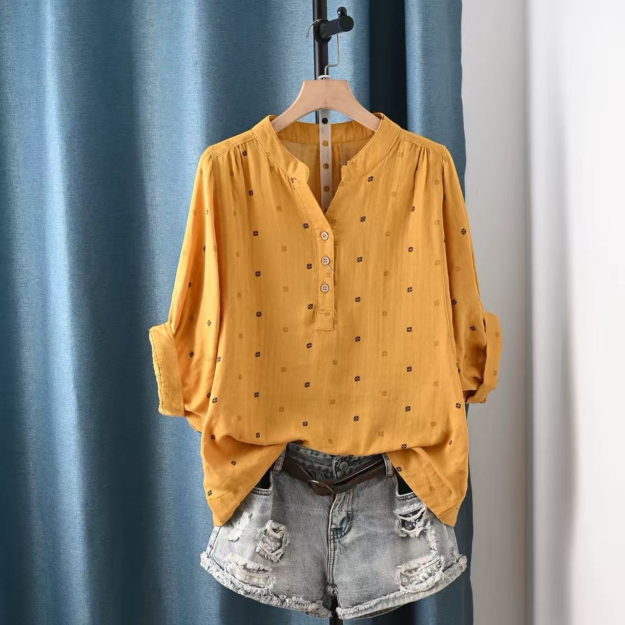 เสื้อผู้หญิงปี 2026 เสื้อผ้าฝ้ - Summer Clothing In Japan บทวิจารณ์และราคา