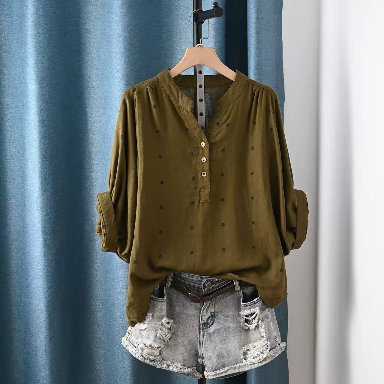 เสื้อผู้หญิงปี 2026 เสื้อผ้าฝ้ - Summer Clothing In Japan บทวิจารณ์และราคา