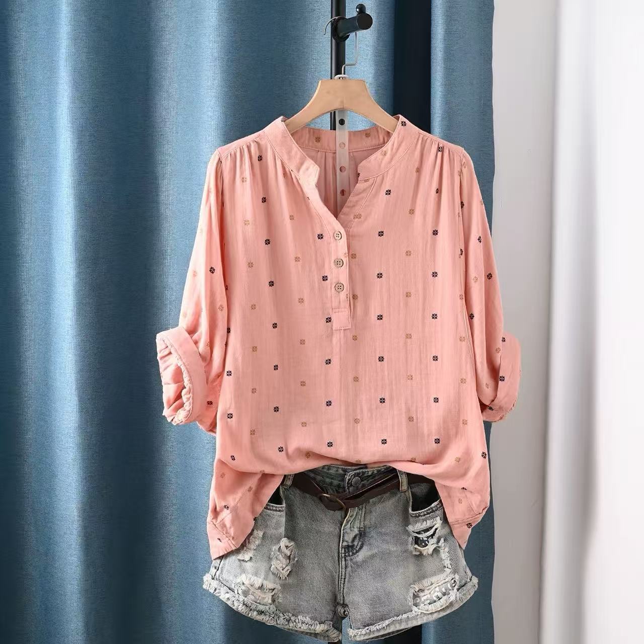 เสื้อผู้หญิงปี 2026 เสื้อผ้าฝ้ - Summer Clothing In Japan บทวิจารณ์และราคา