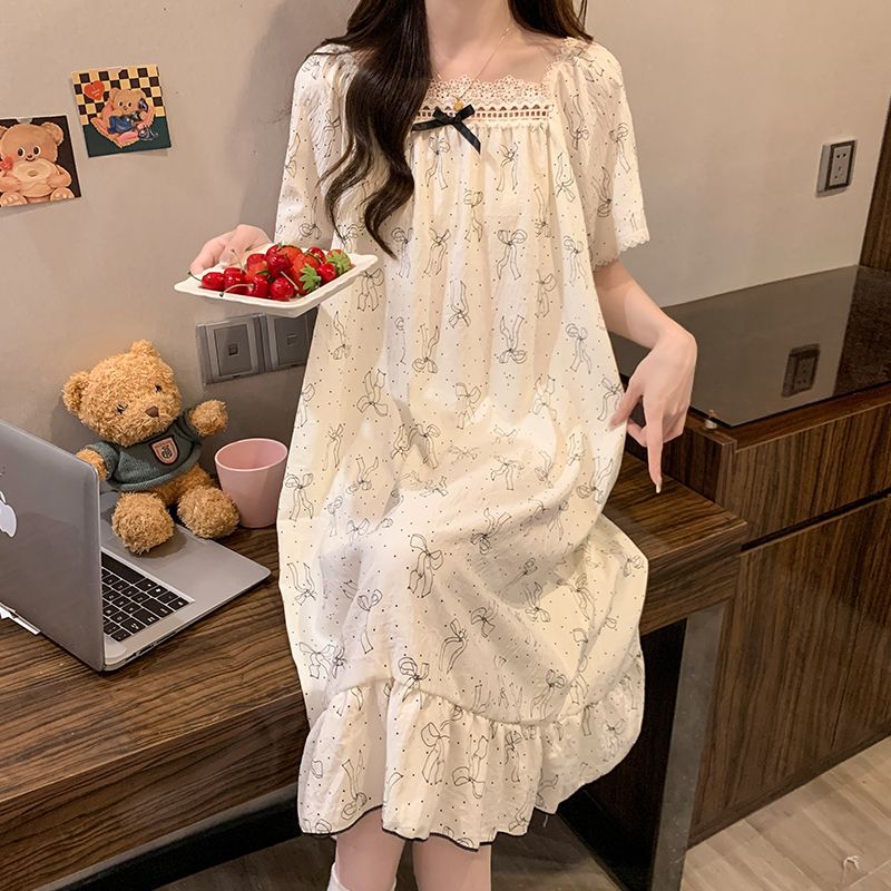 ชุดนอนสไตล์เจ้าหญิงไซส์ใหญ่ ชุ - Summer Clothing Women บทวิจารณ์และราคา