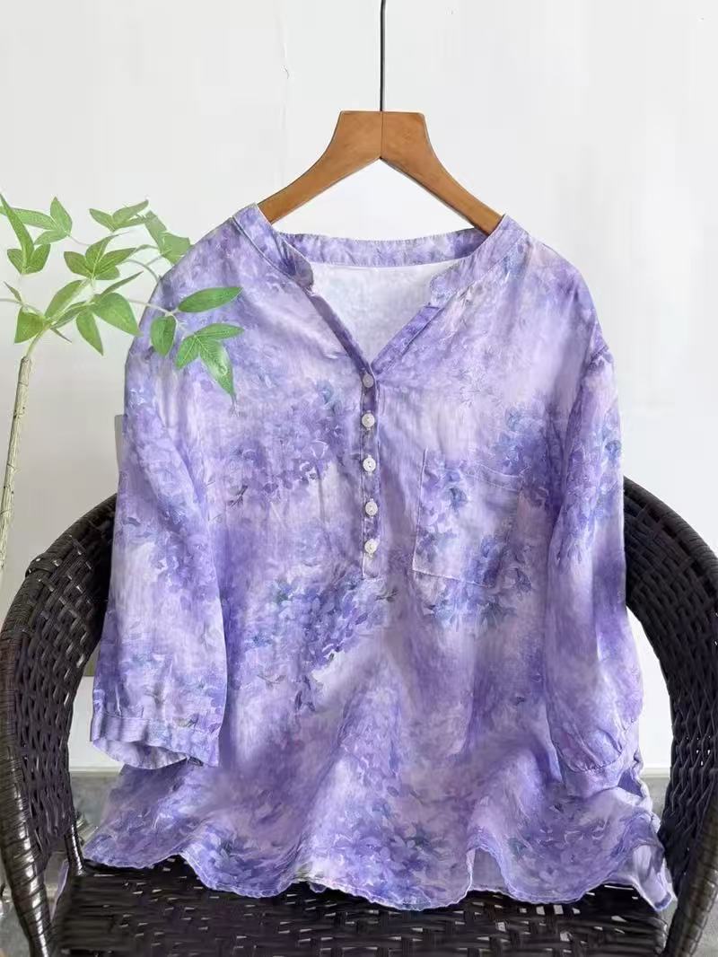 เสื้อเชิ้ตผ้ารามี 100% สำหรับผ - Summer Clothing In Japan บทวิจารณ์และราคา