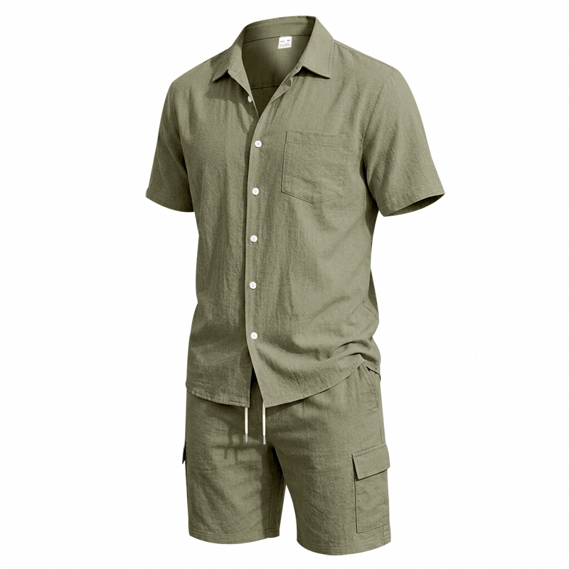 ชุดเซ็ตผ้าลินินสไตล์อเมริกันสำ - Summer Clothing Line บทวิจารณ์และราคา