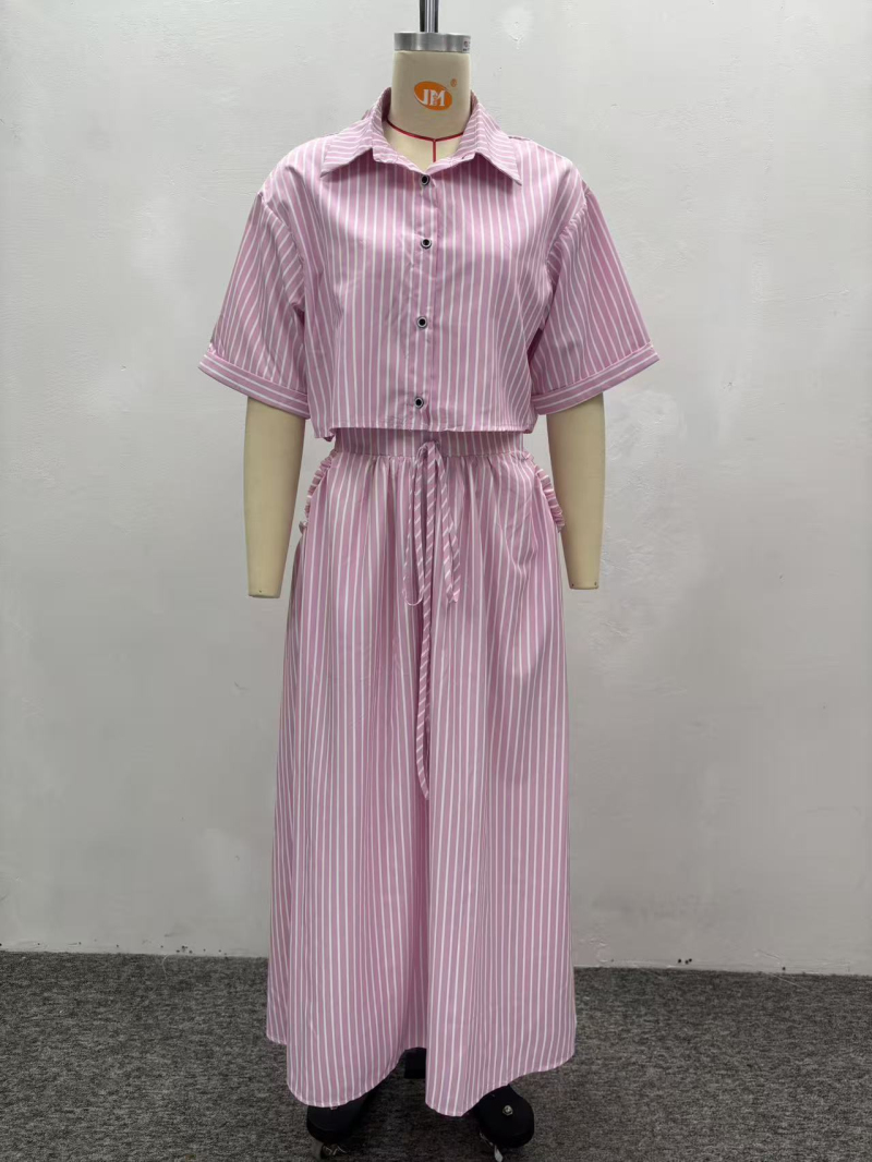 ชุดเดรสผู้หญิงลายทาง แขนสั้น ค - Summer Clothing For Older Women บทวิจารณ์และราคา
